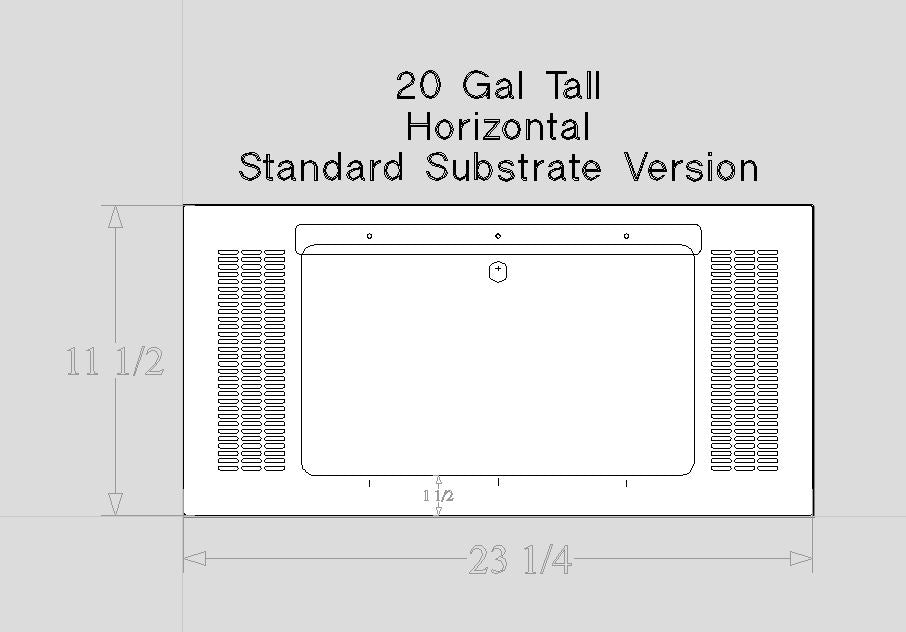 20 Gallon TALL/High Aquarium Horizontal Conversion Kit – I Heart Geckos